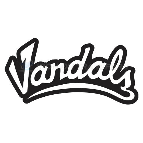 Idaho Vandals Logo T-shirts Iron On Transfers N4593 - Click Image to Close